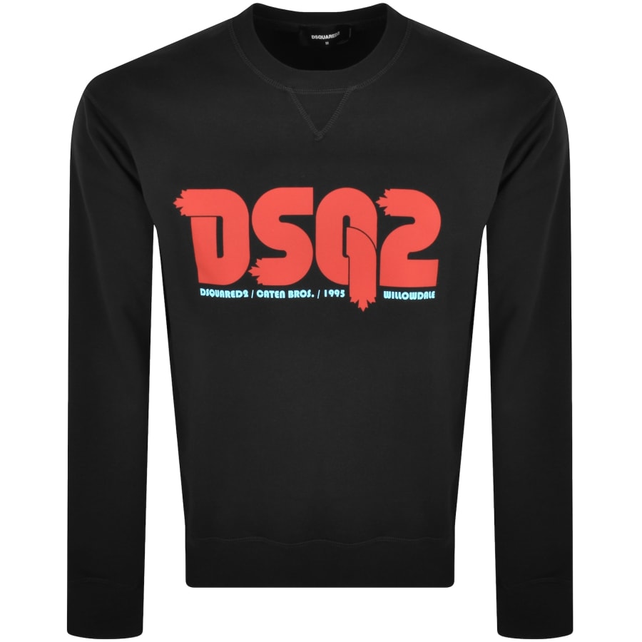 Dsquared2 long sleeve logo sweatshirt sales
